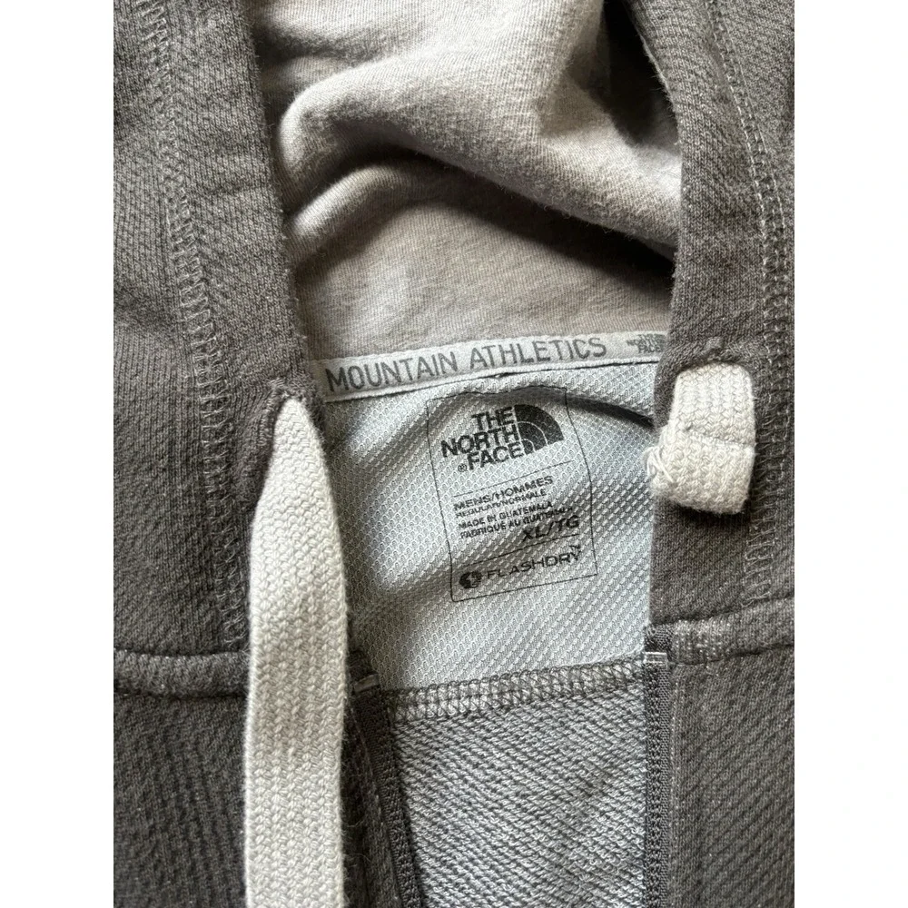 The North Face Hoodie Mens XL Gray Mountain Athletics Full Zip Fleece Jacket